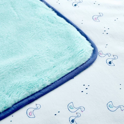 Baby Jersey Knit Blanket - Cloud Island™ Blue 4 Baby Jersey Knit Blanket - Cloud Island™ Blue - Image 2