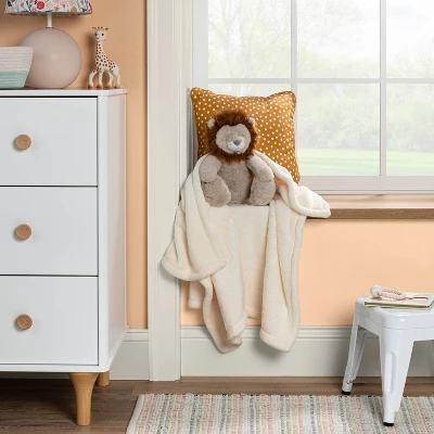 Plush Blanket With Soft Toy - Cloud Island™ Lion 3 Plush Blanket With Soft Toy - Cloud Island™ Lion