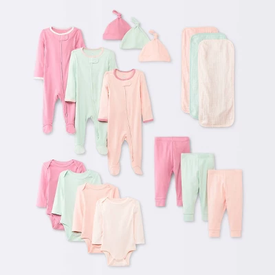 Baby Girls' Layette Gifting Bundle - Cloud Island™ Pink 7 Baby Girls' Layette Gifting Bundle - Cloud Island™ Pink - Image 5