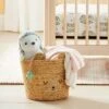 Braided Water Hyacinth Tapered Floor Basket Sleepy Bear - Cloud Island™ -Cloud Island Shop GUEST 1b0701f0 3320 4494 93e1 670523aa7465