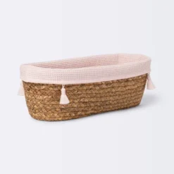 Natural Weave Oval Storage Bin With Waffle Weave Liner - Cloud Island™ 11 Natural Weave Oval Storage Bin With Waffle Weave Liner - Cloud Island™ -Cloud Island Shop GUEST 1e6641ca 4f0e 49c7 9393 e36b79ebf5a7