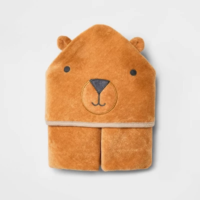 Baby 6pk Bear Bath Towel - Cloud Island™ Brown 4 Baby 6pk Bear Bath Towel - Cloud Island™ Brown - Image 2