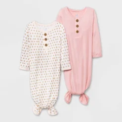 Baby Girls' 2pk Modal Tie NightGown - Cloud Island™ Pink 9 Baby Girls' 2pk Modal Tie NightGown - Cloud Island™ Pink -Cloud Island Shop GUEST 261e7217 0f0a 40b9 bec6 74f8b1f7e4c6