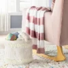 Chenille Stripe Baby Blanket - Dark Pink And White Stripe - Cloud Island™ -Cloud Island Shop GUEST 389f22af 525d 41cb acbb fbb7b8020ca2