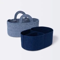 Coiled Rope Diaper Caddy With Dividers - Cloud Island™ Navy 6 Coiled Rope Diaper Caddy With Dividers - Cloud Island™ Navy -Cloud Island Shop GUEST 41e2b4d6 3c27 4000 b25f 584b72396cb4