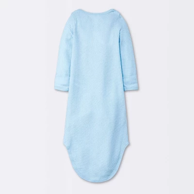 Baby Boys' 2pk Basic Waffle Gowns - Cloud Island™ Gray 3 Baby Boys' 2pk Basic Waffle Gowns - Cloud Island™ Gray
