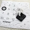 Milestone Swaddle Baby Blanket With Felt Frame - Black And White - Cloud Island™ -Cloud Island Shop GUEST 5997bd36 9c1d 4347 9f0a 4a316f341918