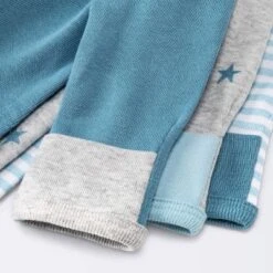 Baby Boys' 3pk Basic Romper - Cloud Island™ Sky Blue Preemie -Cloud Island Shop GUEST 638ba981 3512 4a1d 8964 06832920a058