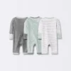 Baby 3pk Basic Romper - Cloud Island™ Gray Preemie 1 Baby 3pk Basic Romper - Cloud Island™ Gray Preemie -Cloud Island Shop GUEST 745deae8 48ce 41a0 a53d faf16b0bf20a
