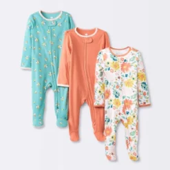 Baby Girls' 3pk Tight Fit Zip-Up Sleep N' Play - Cloud Island™ -Cloud Island Shop GUEST 8e1a68bb f8ca 4f42 8db5 f3be79f33ab5