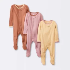 Baby Girls' 3pk Tight Fit Zip-Up Sleep N' Play - Cloud Island™ -Cloud Island Shop GUEST 97ec2246 4bfd 4191 997c 0d16a82efd12