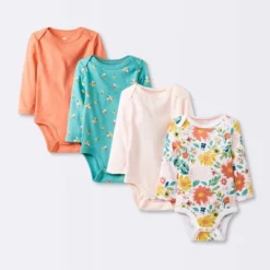 Baby Girls' 4pk Long Sleeve Bodysuit - Cloud Island™ Floral 11 Baby Girls' 4pk Long Sleeve Bodysuit - Cloud Island™ Floral -Cloud Island Shop GUEST a26d0fc4 a22a 4ecb a6cb 9b713d268e3f