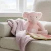 Plush Blanket With Soft Toy - Cloud Island™ Pink Elephant