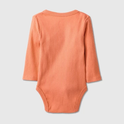 Baby Girls' 3pk Side Snap Long Sleeve Bodysuit - Cloud Island™ Pink 2 Baby Girls' 3pk Side Snap Long Sleeve Bodysuit - Cloud Island™ Pink