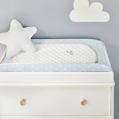 Changing Pad Liner White With Pink Edge - Cloud Island™ 3pk 3 Changing Pad Liner White With Pink Edge - Cloud Island™ 3pk