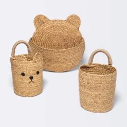 Small Hanging Bear Basket With One Handle - Cloud Island™ 7 Small Hanging Bear Basket With One Handle - Cloud Island™ -Cloud Island Shop GUEST d431b688 3dbe 4f88 9c64 fe5bed1e4a49
