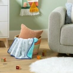 Baby Jersey Knit Blanket - Cloud Island™ Blue