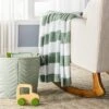Chenille Stripe Baby Blanket - Green And White Stripe - Cloud Island™ -Cloud Island Shop GUEST e513e7a2 fd28 43f0 b5cb 246d54d0a6a9