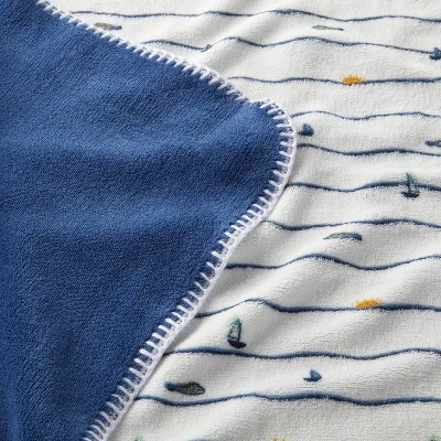 Plush Baby Blanket - Nautical - Cloud Island™ 4 Plush Baby Blanket - Nautical - Cloud Island™ - Image 2