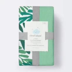 Crib Fitted Sheets Ferms And Solid Green - Cloud Island™ Green 2pk 5 Crib Fitted Sheets Ferms And Solid Green - Cloud Island™ Green 2pk -Cloud Island Shop GUEST e7025f84 8afb 4bce 95d8 ec5d1d7688dc