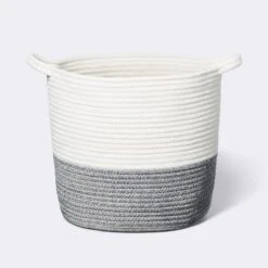 Coiled Rope Bin With Color Band - Cloud Island™ 9 Coiled Rope Bin With Color Band - Cloud Island™ -Cloud Island Shop GUEST faa0ff24 8055 43a2 9518 6509e681fd98