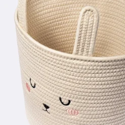 Coiled Rope Forest Animal Medium Round Storage Basket - Rabbit - Cloud Island™ -Cloud Island Shop GUEST fef856a9 f1bd 49be a3f1 950b9e8f7f20